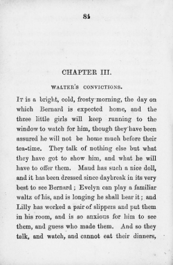 CHAPTER III. IT is a bright, cold, frosty morning, the day on which