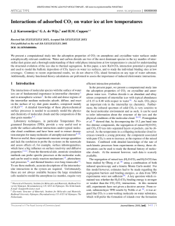 Interactions of adsorbed CO2 on water ice at low temperatures