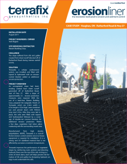 Erosion Control Case Study #4 TerraWeb
