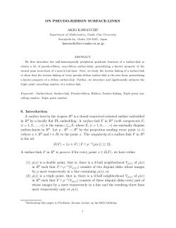 ON PSEUDO-RIBBON SURFACE-LINKS AKIO KAWAUCHI1