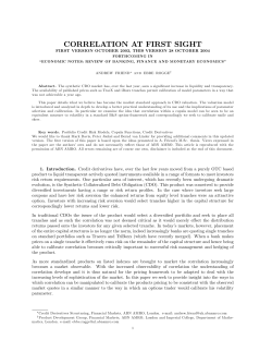 correlation at first sight