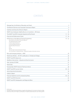 contents - HEART Trust/NTA