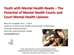 Real-Time Change in Mental Health Courts: A Dual