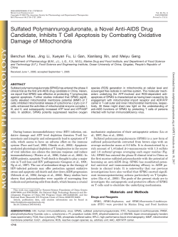 Sulfated Polymannuroguluronate, a Novel Anti