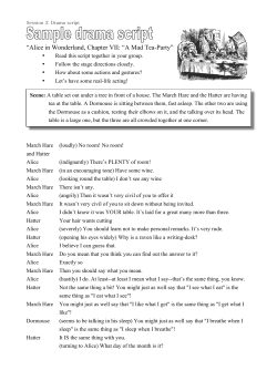 &ldquo;Alice in Wonderland, Chapter VII: &ldquo;A Mad Tea-Party&rdquo;