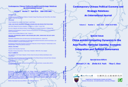 China amidst Competing Dynamics in the Asia