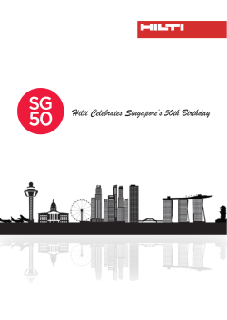 Hilti Celebrates Singapore`s 50th Birthday