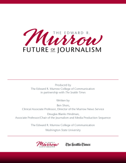 here. - The Edward R. Murrow College of Communication