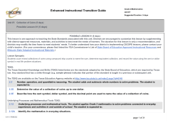 Enhanced Instructional Transition Guide