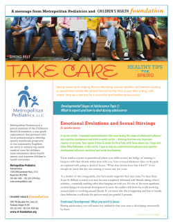 take-care_spring-2017 - Metropolitan Pediatrics
