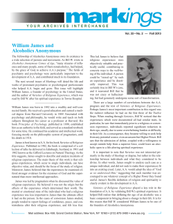 Markings - Your Archives Interchange - Fall 2013