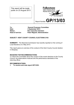 rgpc20130903 KCC Elections 2013