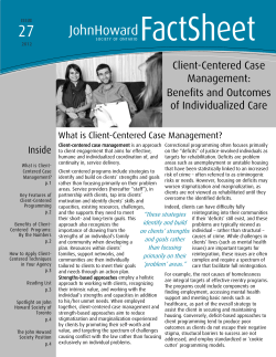 27 Client Centered Case Management Benefits And Outcomes Of