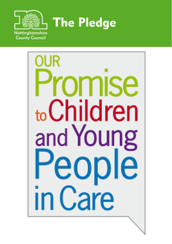 The Pledge for Looked After Children