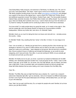 a full transcript, provided by Cullen Donohue.