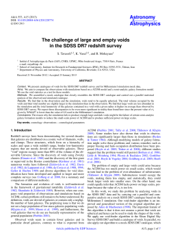 The challenge of large and empty voids in the SDSS DR7 redshift