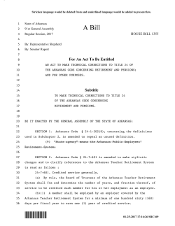 HB1355 - Arkansas General Assembly