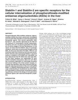 Stabilin-1 and Stabilin-2 are specific receptors for