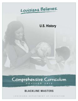 Key Concepts Chart (Western Expansion)