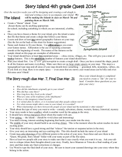 Story Island 4th grade Quest 2014