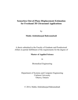 Sensorless Out-of-Plane Displacement Estimation for Freehand 3D
