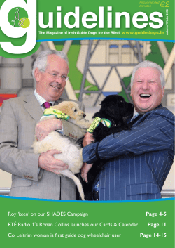 Roy `keen` - Irish Guide Dogs for the Blind