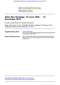 Print - Biographical Memoirs of Fellows of the Royal Society