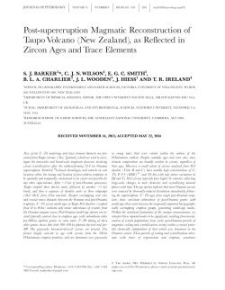 Post-supereruption Magmatic Reconstruction of Taupo Volcano