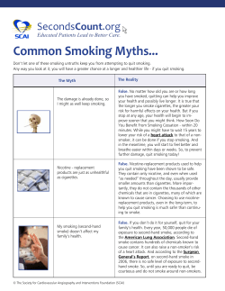 Common Smoking Myths