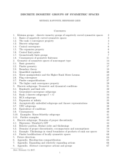 Discrete isometry groups of symmetric spaces
