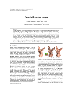 Smooth geometry images