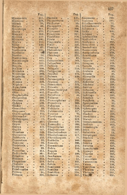 MlcromCria Mfcropufi &bull; Milium &bull; Molinia &bull; Monotropa Morns