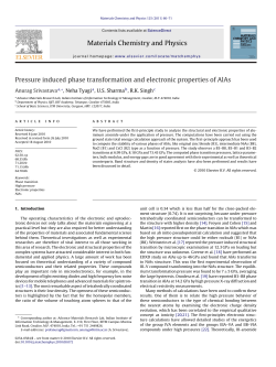 Pressure induced phase transformation and electronic properties of