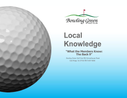 Local Knowledge - Bowling Green Golf Club