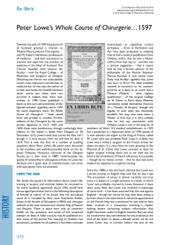 HISTORY - Royal College of Physicians of Edinburgh