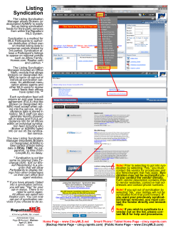 Listing Syndication