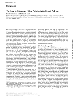 Comment - The Journal of Cell Biology