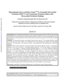 - Iranian Journal of Nuclear Medicine