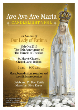 To view the vigil booklet click here