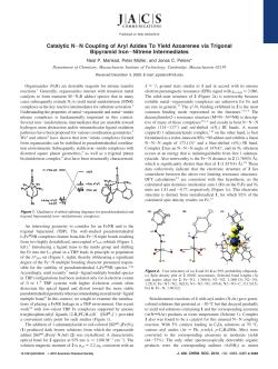 Catalytic N-N Coupling of Aryl Azides To Yield Azoarenes via