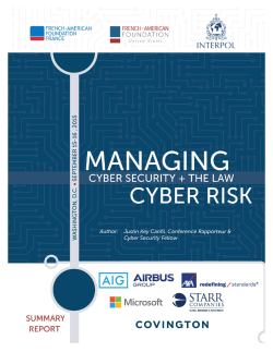 1 | Cyber Security and the Law - French