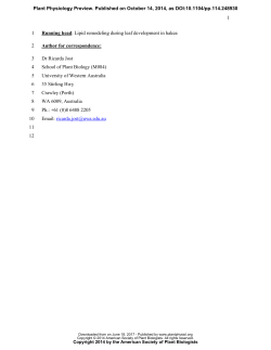 Lipid biosynthesis and protein concentration respond uniquely to