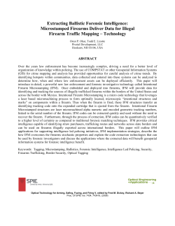 Extracting Ballistic Forensic Intelligence: Microstamped Firearms