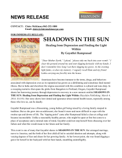 press release - Gayathri Ramprasad