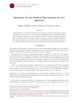 Quotients of non-classical flag domains are not algebraic