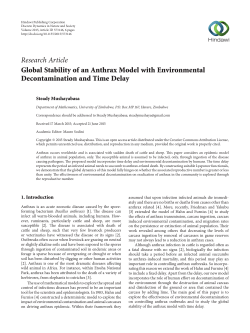 Global Stability of an Anthrax Model with Environmental