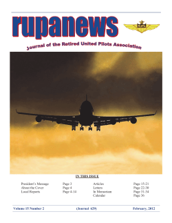 February - Retired United Pilots Association