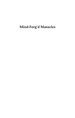 Mind Forg`d Manacles