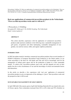 Prove us that mycorrhiza works and we will use i