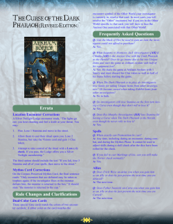 TheCurseofThe Dark Pharaoh(reviseDeDiTion)Tm